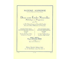 200 ETUDES NOUVELLES VOLUME 3:40 ETUDES MOYENNE FORCE COR