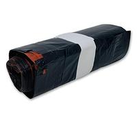 200 ex Sac Poubelle 30 Litres Qualité Pro Noir Fermeture à Lien Coulissant Poignées Coulissantes, Ultra Résistant, Anti-Fuites Adapté pour poubelle ronde ou carrée, Recyclable Normes CEE 50 x 65 cm