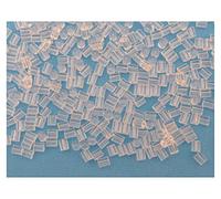 200 FERMOIRS EMBOUTS PLASTIQUE FORME TUBE POUR BOUCLES D'OREILLES - CREATION PERLES