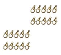 200 Fermoirs Mousquetons Dorés Pour La Fabrication De Bijoux, Alliage Durable, 1,4 X 0,7 X 0,37 Cm, Idéal Pour Colliers, Bracelets Et Bricolage