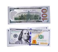 200 Feuilles 100 Dollars Prop Money, Monnaie de Jeu pour Adolescents Set, Jouets de Films, Décoration pour Vidéo Cinéma Spectacle, Non Cours Légal, Apprentissage du Calcul et des Chiffres (1)