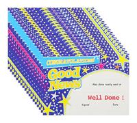 200 Feuilles Certificats de Récompense Anglais, Lot Bulk | Impression Couleur Vive Recto, Papier Résistant à L'usure, pour Reconnaissances Scolaires et Camps