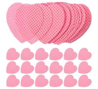 200 Feuilles Lingettes Dissolvant Vernis à Ongles Coton Rose | Boîte Portable en Forme de Cœur, Usage Pratique, Nettoie Vite les Erreurs, Évite les Taches
