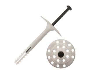 200 fixations d'isolant rigide à frapper - clou polyamide - Ø10x110mm - SCELL-IT - FI10110