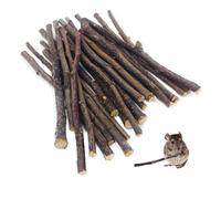 200 g Bâtonnets de Pomme Naturelle, Jouets à Mâcher pour Lapin, Jouets pour Petits Animaux De Compagnie, Convient pour Les Petits Animaux comme Le Hamster Lapin
