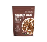 200 g de flocons d'avoine rôtis aux noix et au cacao, cuits à basse température, croustillants et prêts à manger, parfaits for le petit-déjeuner(3pcs)