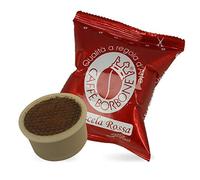Caffè Borbone Mélange Rouge - 50 Capsules - Compatibles avec les machines à café de la marque Lavazza* Espresso Point*