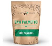 200 gélules de Saw Palmetto à haute dose - gélules d’extrait de palmier nain 10:1 - complément végétal pur, palmier nain - complexe de palmier nain