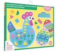 Auzou Gommettes mousse – Ma pochette d'artiste – 200 gommettes