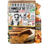 200 gr Cannelle de Ceylan BIO Poudre, de Madagascar, Cannelle moulu de Ceylan par Nabür (200 gr)