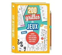 200 grilles de jeux - un crayon offert - Collectif - Editions 365 - relié - Livre-jeu
