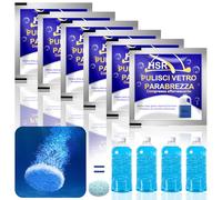 200 Litres Lave Glace Voiture, Pastilles Lave Glace pour Toutes Les Saisons, Liquide Lave Glace Voiture, Lave Glace Concentré A Diluer pour Nettoyage Voiture et Familial (50 Pièces)