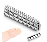 200 Mini Aimants - Petits Aimants Ronds - 100pcs 3X1mm, 50pcs 4x2mm, 50pcs 5x2mm Aimants en Néodyme Aimants en Terres Rares