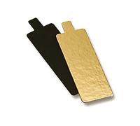 200 mini buchettes 9,5 x 5,5 cm avec languette - pour présentation et service de desserts