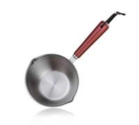 200 ml chauffeur de beurre en acier inoxydable, cafetière de lait réchauffeur de lait avec double beurre de beurre de petite casserole pour la cuisine de la maison