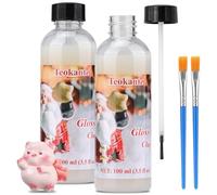 200 ML Vernis Argile Autodurcissante, Vernis Glassificateur pour Argile, Plâtre, Acrylique sur Toile, Céramique, Bois