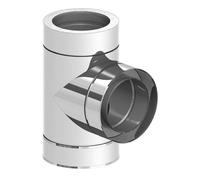 Ø 200 mm conduit de cheminee raccord t piece 90°