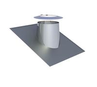 Ø 200 mm Conduit de toit Jeremias DW Vision avec collier anti-intempéries 16°- 25° haute brillance