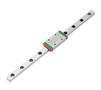 200 mm de longueur 9 mm de largeur LML9H Modèle de rail linéaire miniature Guide de rail linéaire, conception avec retenue de balle, bloc de rail de mouvement linéaire précis pour