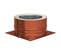 Ø 200 mm Jeremias DW FU Plaque de base pour montage au sol Cuivre