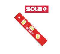 200 MM Niveau à Bulle Torpedo Sola PT5 20 CM Rouge Plastique Spécial Lz