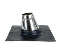 Ø 200 mm Schiedel ICS Sortie de toit Wakaflex 16° - 25° noire