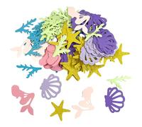 200 morceaux de confettis de sirène, confettis, fournitures de fête, confettis mignons, décoration de table