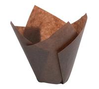 200 moules Tulipcup de cuisson 150/50 mm - pour pâtisserie et desserts individuels