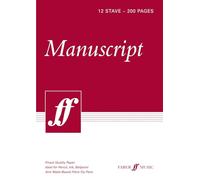 200-page A4 Manuscript Pad, 12-stave