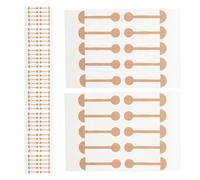 200 patchs nasaux invisibles en forme d’haltère beige en tissu élastique | Auto-adhésifs et légers, pour dessiner l’arête nasale, contour des ailes du nez, port discret au quotidien