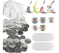 200 pcs 75 mm Badge DIY - VEVOR Badge Personnalisé Consommables - pour Machine à Badges à Épingles
