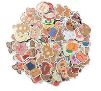 200 PCS Autocollant Enfant, Gommettes Autocollantes, Autocollant Kawaii pour Scrapbooking, Armoires, Ordinateurs Portables, Vélos, Frigo, Guitare, DIY, Bagages, Téléphones (Petit Ours mignon)