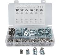 200 PCS B Nut Kit Spire Clips Zinc Quick Release Lug Nuts