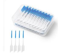 200 Pcs Brossettes Interdentaires,MXTIMWAN Brossette Interdentaire,Brosse Interdentaire avec Étui,Brossette Dentaire-Brosses pour Espaces Interdentaires