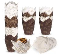 200 Pcs Caissettes Cupcake, Caissette Muffins Papiers, Caissettes à Muffins Cuisson, Moules Tasses de Cuisson Papier, Moule a Muffinsen Papiers, Tasses de Papier pour Mariages Anniversaire Fête