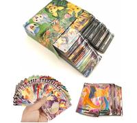 200 Pcs Cartes Pokémon , Pokemon Français Cartes à Collectionner , Métal Amusant Flash Card (100V+100VMAX ) Cartes Pokemon,