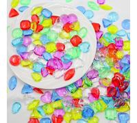 200 Pcs Diamants en Acrylique Diamants Colorés Enfant Pierre Précieuse Acrylique pour Enfants Plongée Pierres Précieuses pour Chasse au Trésor Jeux de Plongée Décoration Artisanat