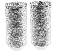 200 pcs en aluminium en aluminium Poux de tarte mini-moules à tarte à pâtisserie jetable Foil pour les tartes œufs la cuis