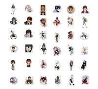 200 Pcs Figurines De Chiens Errants De Bungou, Dessin Animé Japonais Autocollants De Sport Pour Enfants, Autocollants De Sport Pour Bouteilles D'eau, Autocollants De Bouteilles D'eau Impermé