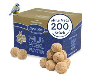 200 pcs. Lyra Pet® Boulettes de mésanges Basic sans filet à 90 g = 18 kg