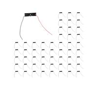 200 Pcs Noir 2 Fils 1x Support de Boîte de Cas de Batterie AA AA