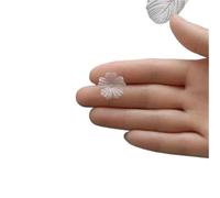 200 PCs/Pack.DIY Handmade 3D Flower Wedding Dress, Pyrographic Jean Yarn, Headwear Materials(11 Organza 1.8cm)