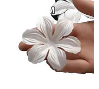 200 PCs/Pack.DIY Handmade 3D Flower Wedding Dress, Pyrographic Jean Yarn, Headwear Materials(12 satin 7CM)