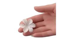 200 PCs/Pack.DIY Handmade 3D Flower Wedding Dress, Pyrographic Jean Yarn, Headwear Materials(9 satin 3.5CM)