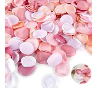 200 Pcs Pétales de rose artificielles en soie - réutilisables - mélange pour chemins d’allée, tables, paniers, boîtes cadeaux - décor romantique mariage, Saint-Valentin, anniversaires, hôtels
