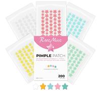 200 PCS Pimple Patches, Patch Hydrocolloïde Acné, Patch Bouton Invisible, Pimple Patch Bouton D'étoile et Rond , Patch anti-acné jour et nuit à l'huile d'arbre à thé et à l'acide salicylique