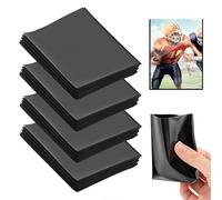 200 Pcs Pochette Carte, Protection Protege Carte, 66 * 91mm Standard Individuel Noir Card Sleeve pour Cartes, Magic, Carte, Jeux de Societe Sleeves
