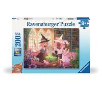 Ravensburger – Puzzle 200 pièces XXL «Bibliothèque enchantée» – Dès 8 ans, carton épais