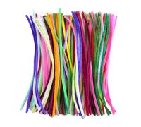 200 pièces 30 cm x 7 mm cure-pipe pour l'artisanat, cure-pipe chenille multicolore, fil chenille pliable coloré pour l'artisanat, pour les décorations, les projets de bricolage, l'artisanat