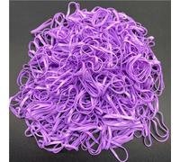 200 pièces 30mm anneau en caoutchouc coloré bandes élastiques jetables élastique pour queue de cheval chouchous enfants accessoires de cheveux-15